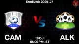 CAM vs ALK Dream11 Prediction, Preview & Updates - <small>Sun, 18 Oct 06:00 PM IST</small>