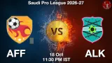 AFF vs ALK Dream11 Prediction, Preview & Updates - <small>Sun, 18 Oct 11:30 PM IST</small>