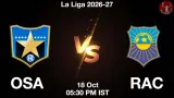 OSA vs RAC Dream11 Prediction, Preview & Updates - <small>Sun, 18 Oct 05:30 PM IST</small>