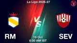 RM vs SEV Dream11 Prediction, Preview & Updates - <small>Mon, 19 Oct 12:30 AM IST</small>