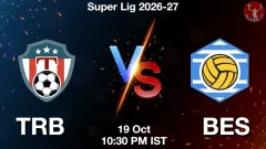 TRB vs BES Match Result