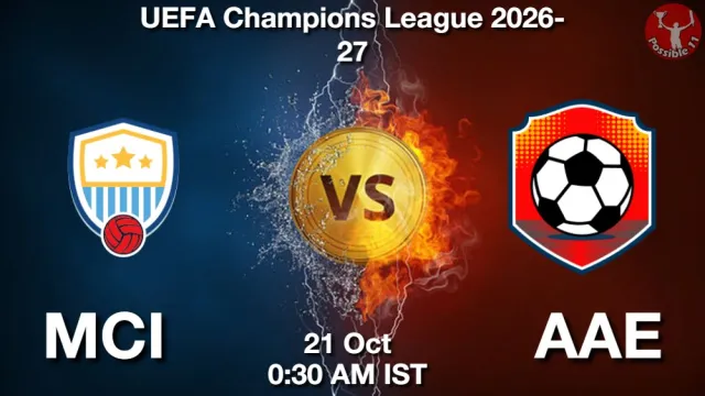 MCI vs AAE Match Previews and Football Tips