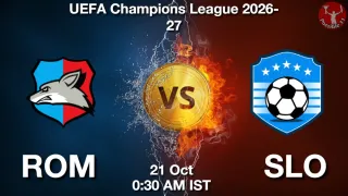 ROM vs SLO - UEFA Champions