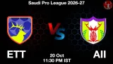 ETT vs AII Dream11 Prediction, Preview & Updates - <small>Tue, 20 Oct 11:30 PM IST</small>