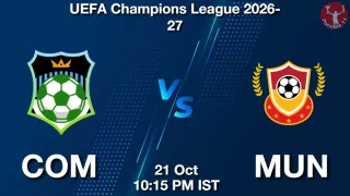 COM vs MUN - UEFA Champions