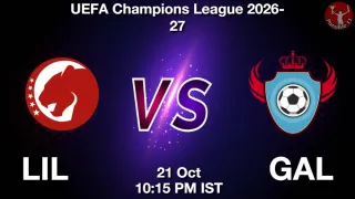 LIL vs GAL LIL vs GAL - UEFA Champions