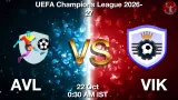 AVL vs VIK Dream11 Prediction, Preview & Updates - <small>Thu, 22 Oct 12:30 AM IST</small>