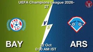 BAY vs ARS - UEFA Champions
