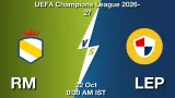 RM vs LEP Dream11 Prediction, Preview & Updates - <small>Thu, 22 Oct 12:30 AM IST</small>