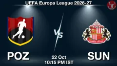 POZ vs SUN Match Result