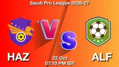 HAZ vs ALF Match Result