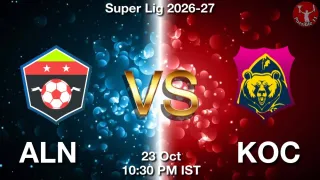 ALN vs KOC ALN vs KOC - Super Lig