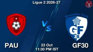 PAU vs GF30 - Ligue 2
