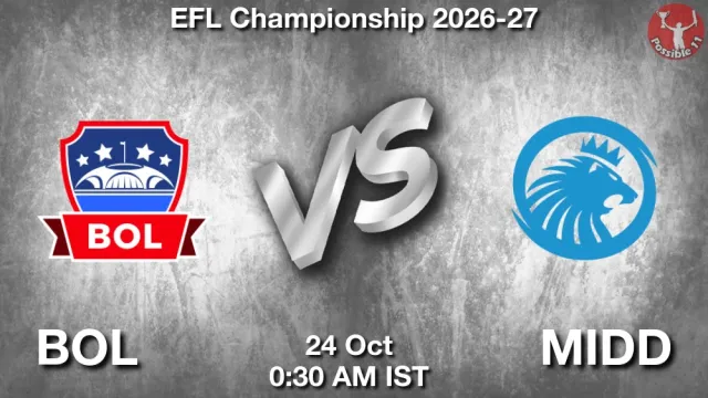 BOL vs MIDD Match Previews and Football Tips
