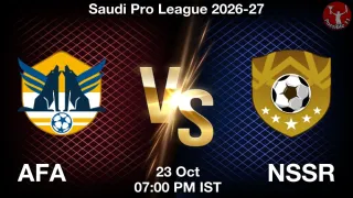 AFA vs NSSR AFA vs NSSR - Saudi Pro