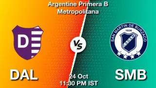 DAL vs SMB - Argentine Primera