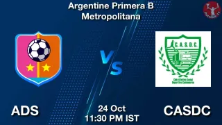 ADS vs CASDC - Argentine Primera
