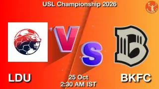 LDU vs BKFC LDU vs BKFC - USL Championship