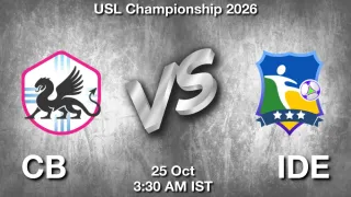 CB vs IDE CB vs IDE - USL Championship