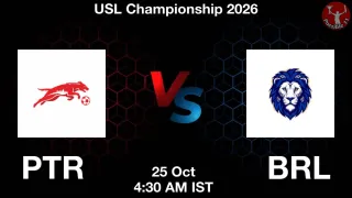 PTR vs BRL PTR vs BRL - USL Championship