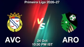 AVC vs ARO AVC vs ARO - Primeira Liga