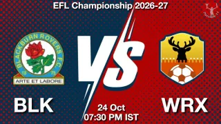 BLK vs WRX BLK vs WRX - EFL Championship