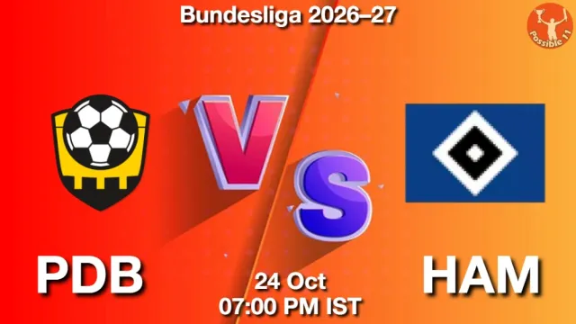 PDB vs HAM ड्रीम11 भविष्यवाणी, फैंटेसी फुटबॉल टीम - 24 अक्टूबर 2026
