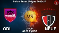 ODI vs NEUF Match Result