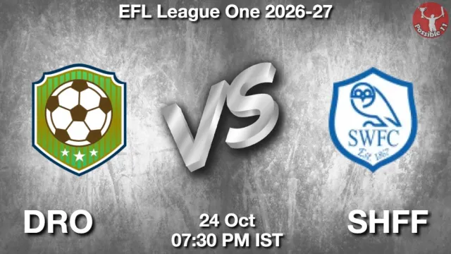 DRO vs SHFF Match Previews and Football Tips