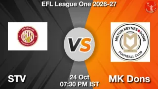 STV vs MK Dons Matcch Previews