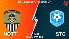 NOTT vs STC Match Result