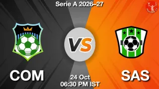 COM vs SAS - Serie A