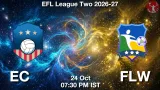 EC vs FLW Dream11 Prediction, Preview & Updates - <small>Sat, 24 Oct 07:30 PM IST</small>