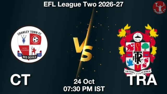 CT vs TRA Match Previews and Football Tips