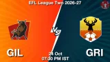 GIL vs GRI Dream11 Prediction, Preview & Updates - <small>Sat, 24 Oct 07:30 PM IST</small>