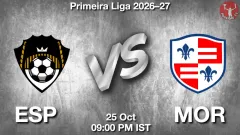 ESP vs MOR Match Result