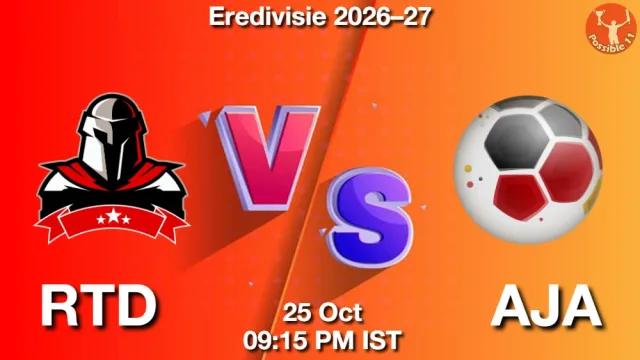 RTD vs AJA ड्रीम11 भविष्यवाणी, फैंटेसी फुटबॉल टीम - 25 अक्टूबर 2026