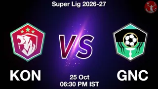 KON vs GNC - Super Lig