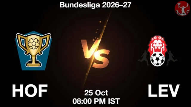HOF vs LEV ड्रीम11 भविष्यवाणी, फैंटेसी फुटबॉल टीम - 25 अक्टूबर 2026