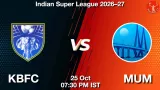 KBFC vs MUM Dream11 Prediction - <small>Sun, 25 Oct 07:30 PM IST</small>