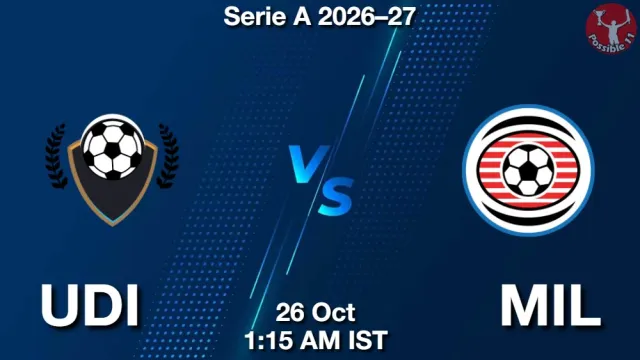 UDI vs MIL ड्रीम11 भविष्यवाणी, फैंटेसी फुटबॉल टीम - 26 अक्टूबर 2026