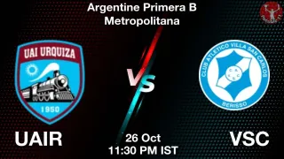 UAIR vs VSC - Argentine Primera