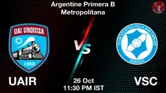 UAIR vs VSC Match Result