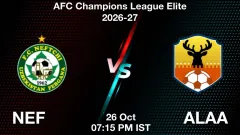 NEF vs ALAA Match Result