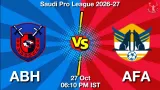 ABH vs AFA Dream11 Prediction, Preview & Updates - <small>Tue, 27 Oct 06:10 PM IST</small>