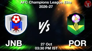 JNB vs POR JNB vs POR - AFC Champions