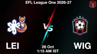 LEI vs WIG - EFL League