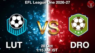 LUT vs DRO - EFL League