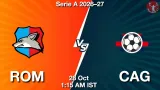 ROM vs CAG Dream11 Prediction, Preview & Updates - <small>Wed, 28 Oct 01:15 AM IST</small>