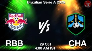 RBB vs CHA RBB vs CHA - Brazilian Serie